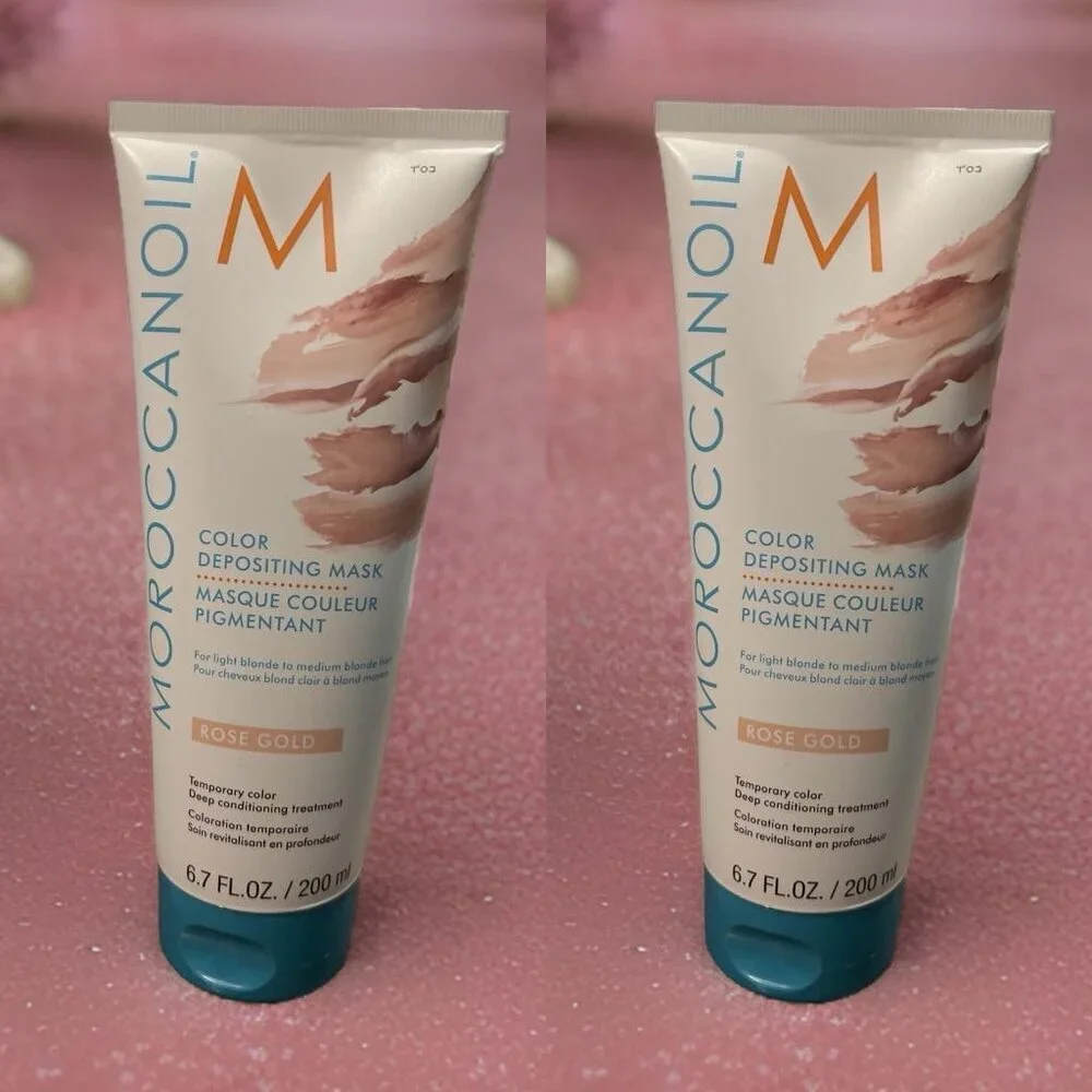 Moroccanoil Depositing Color Mask  Rose Gold 6.7 oz_ 2 units